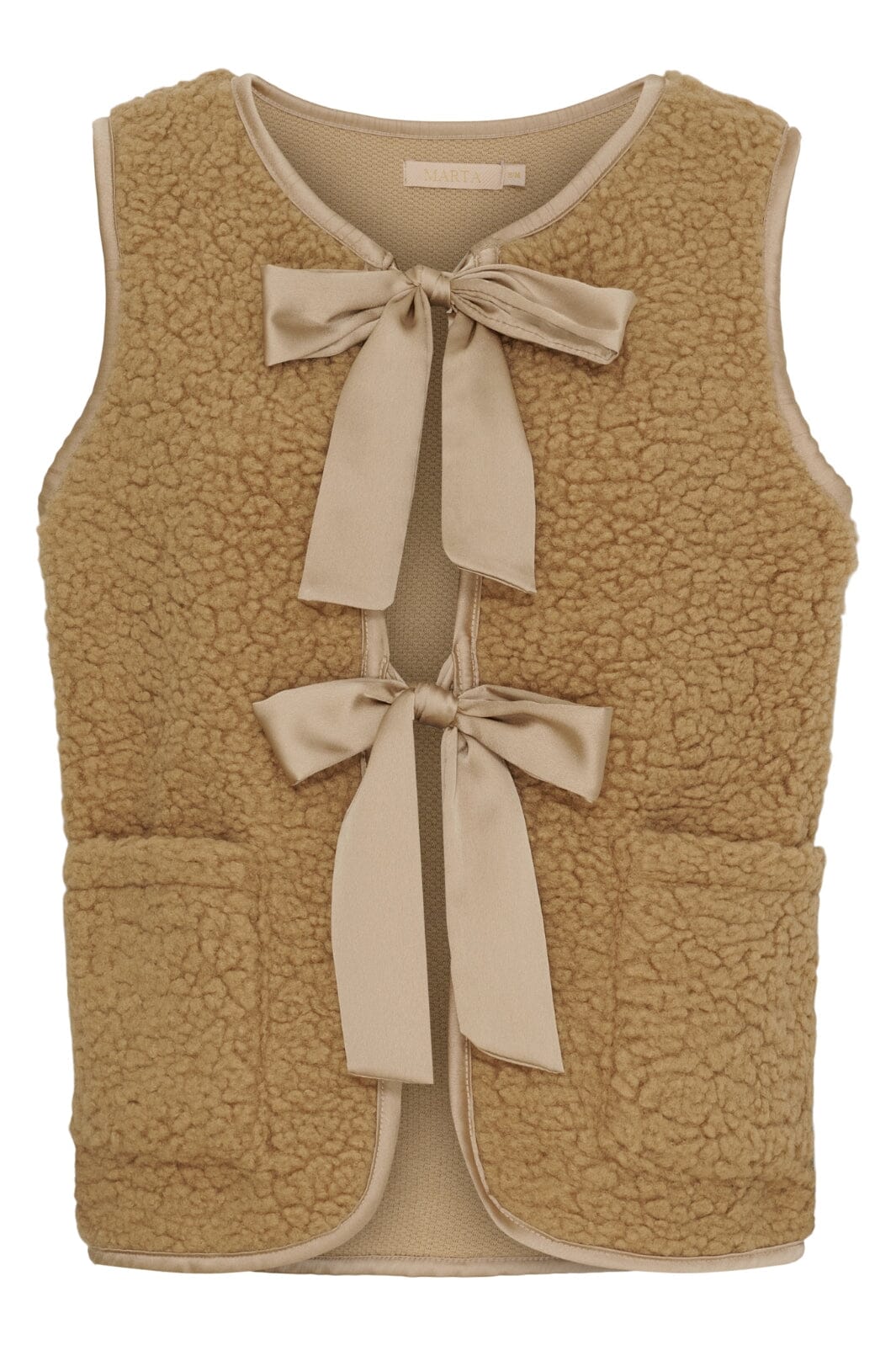 Marta Du Chateau Mdcgudrun Vest 24583 light camel 1