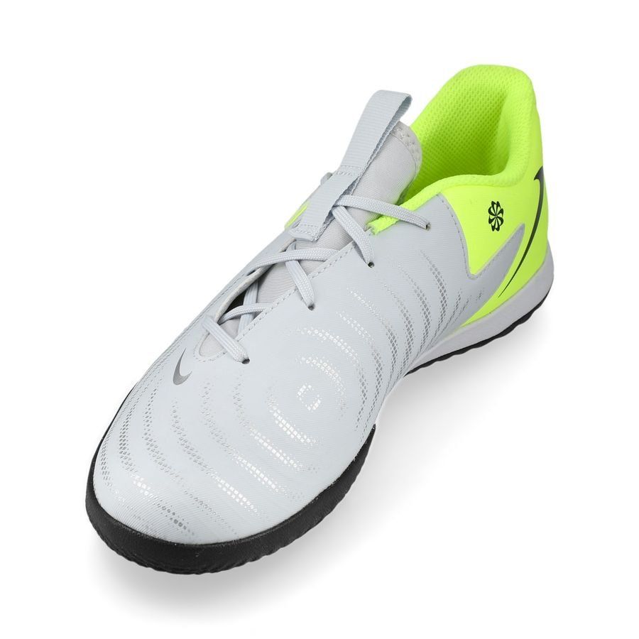 Nike Phantom GX II Academy IC Mad Voltage - Argenté/Noir/Jaune Fluo Enfant