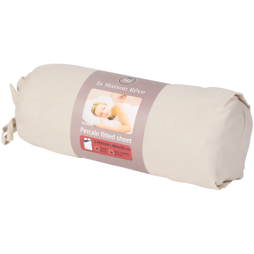 La Maison Rêve percale hoeslaken 180 x 220 cm | diverse varianten