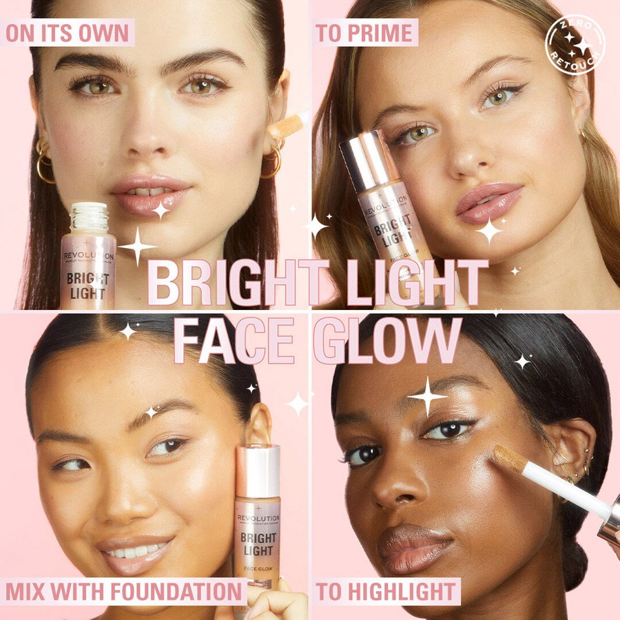 Makeup Revolution Revolution Bright Light Face Glow Illuminate Medium 23ml