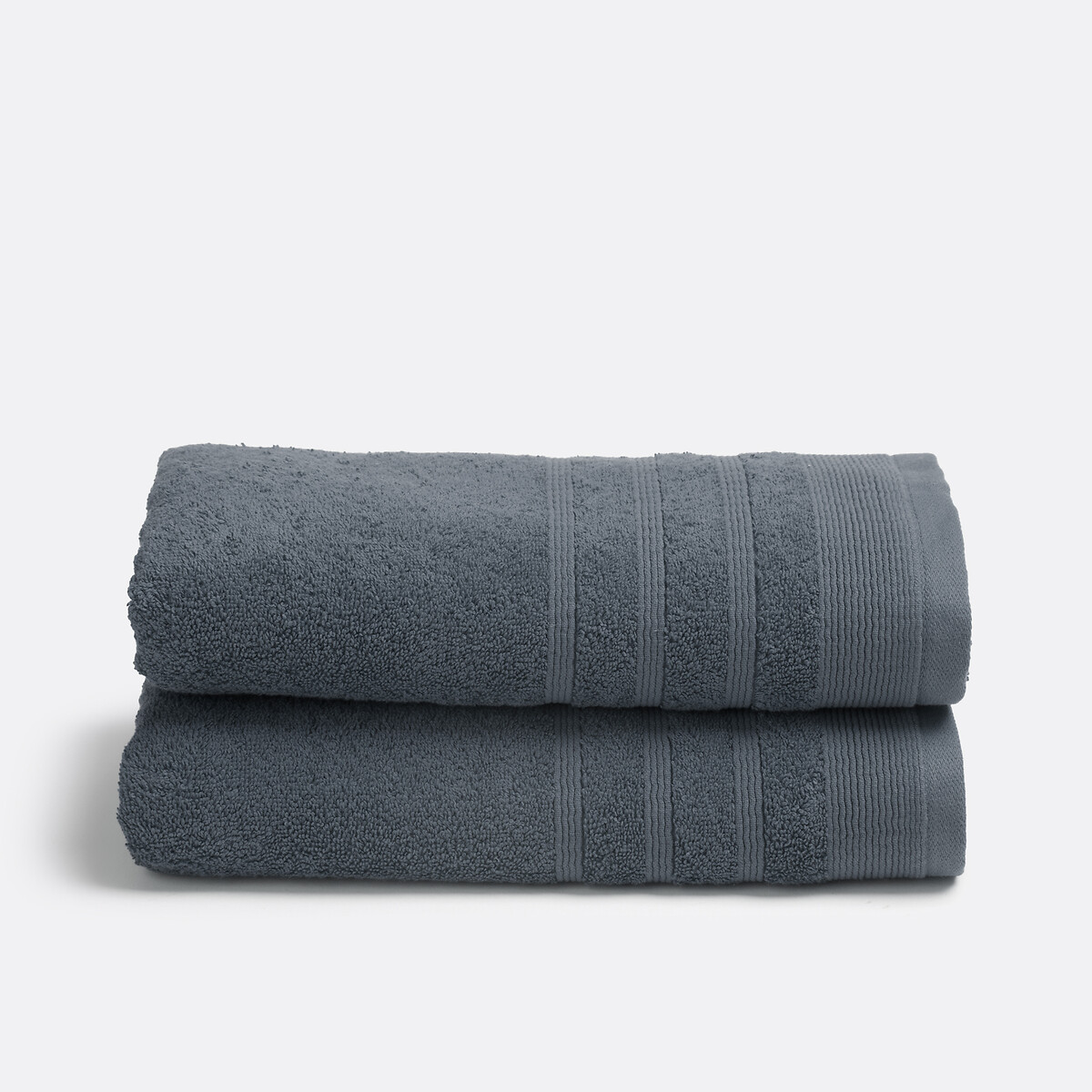 LA REDOUTE INTERIEURS<br>Conjunto de 2 toalhas felpudas 600 g/m², Zavara