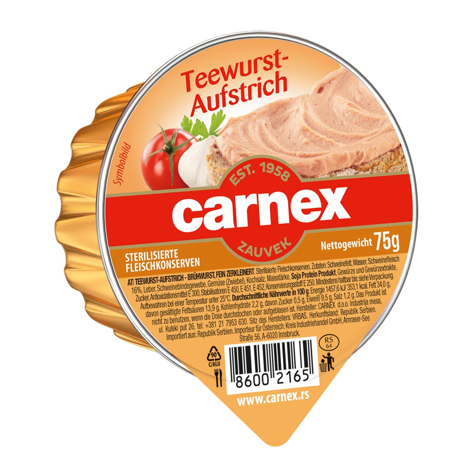 Carnex Teewurst-Aufstrich