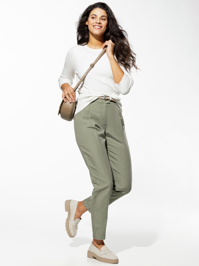 Leinenmix Chino