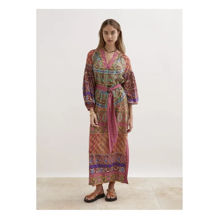 Boteh Robe Maxi Canar | Rose