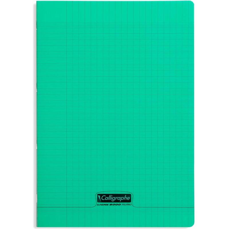 Cahier piqué 8000 POLYPRO A4 48 pages grands carreaux 90 g - Assortis