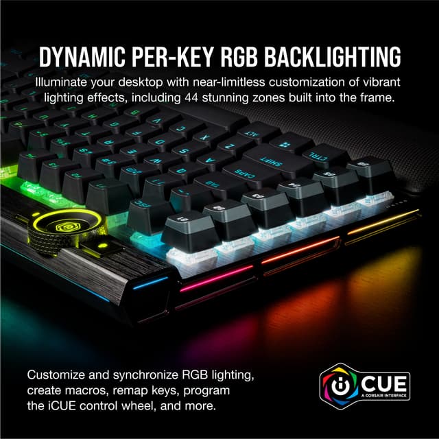 Corsair K100 RGB gaming tastatur