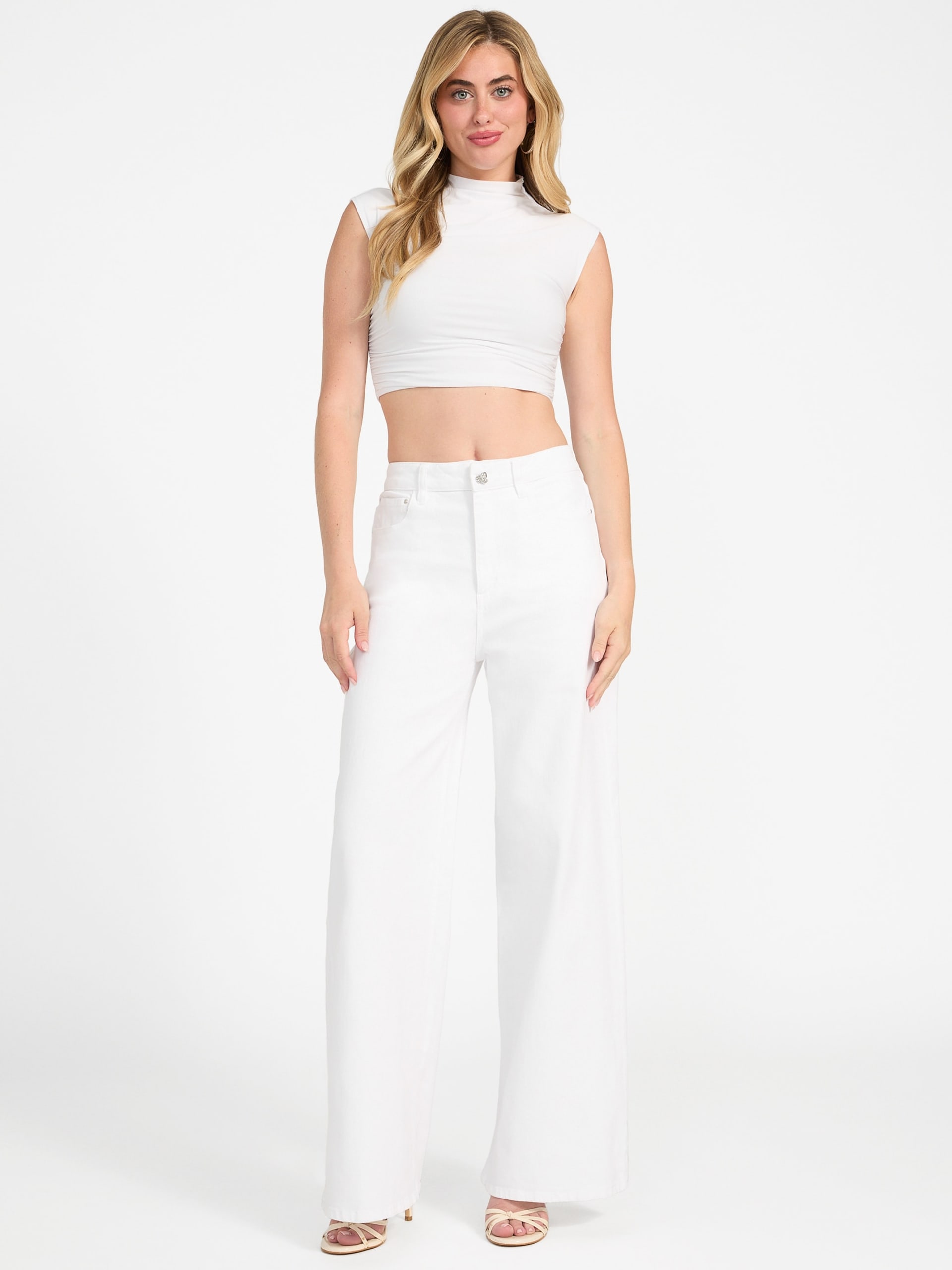 Calça jeans Mardi de perna larga