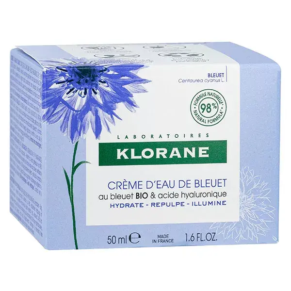 Creme de água de centáurea Klorane 50ml