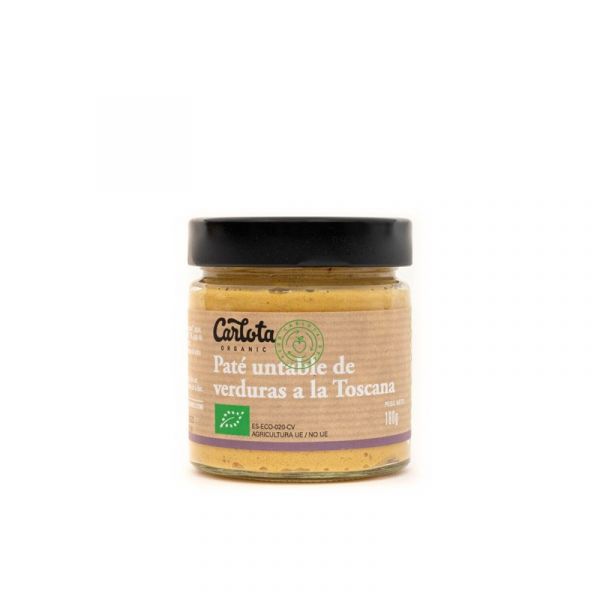 Carlota Organic Vegetais para o Toscana Bio 180g Carlota Orgânica