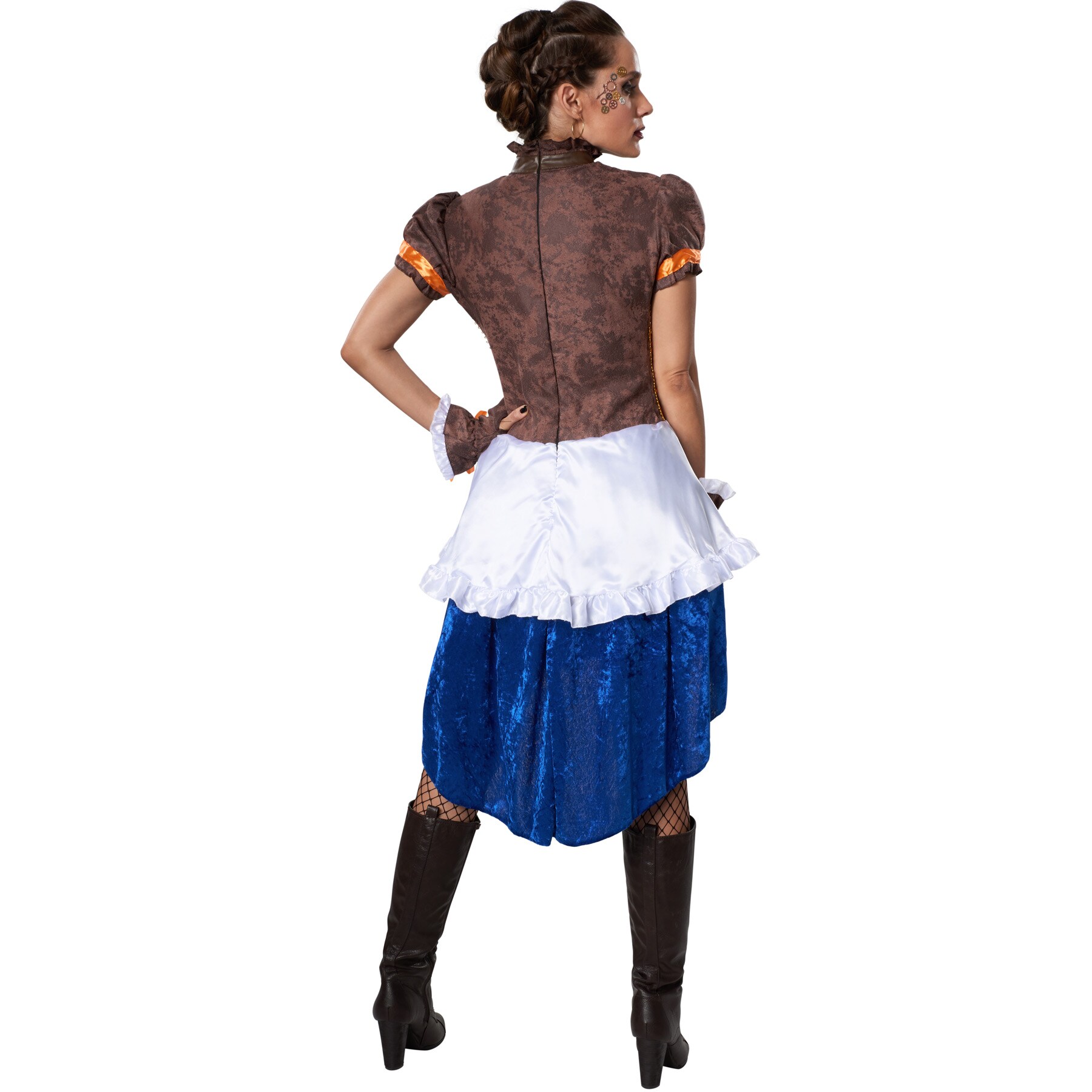 tectake® Frauenkostüm Steampunk Abenteurerin