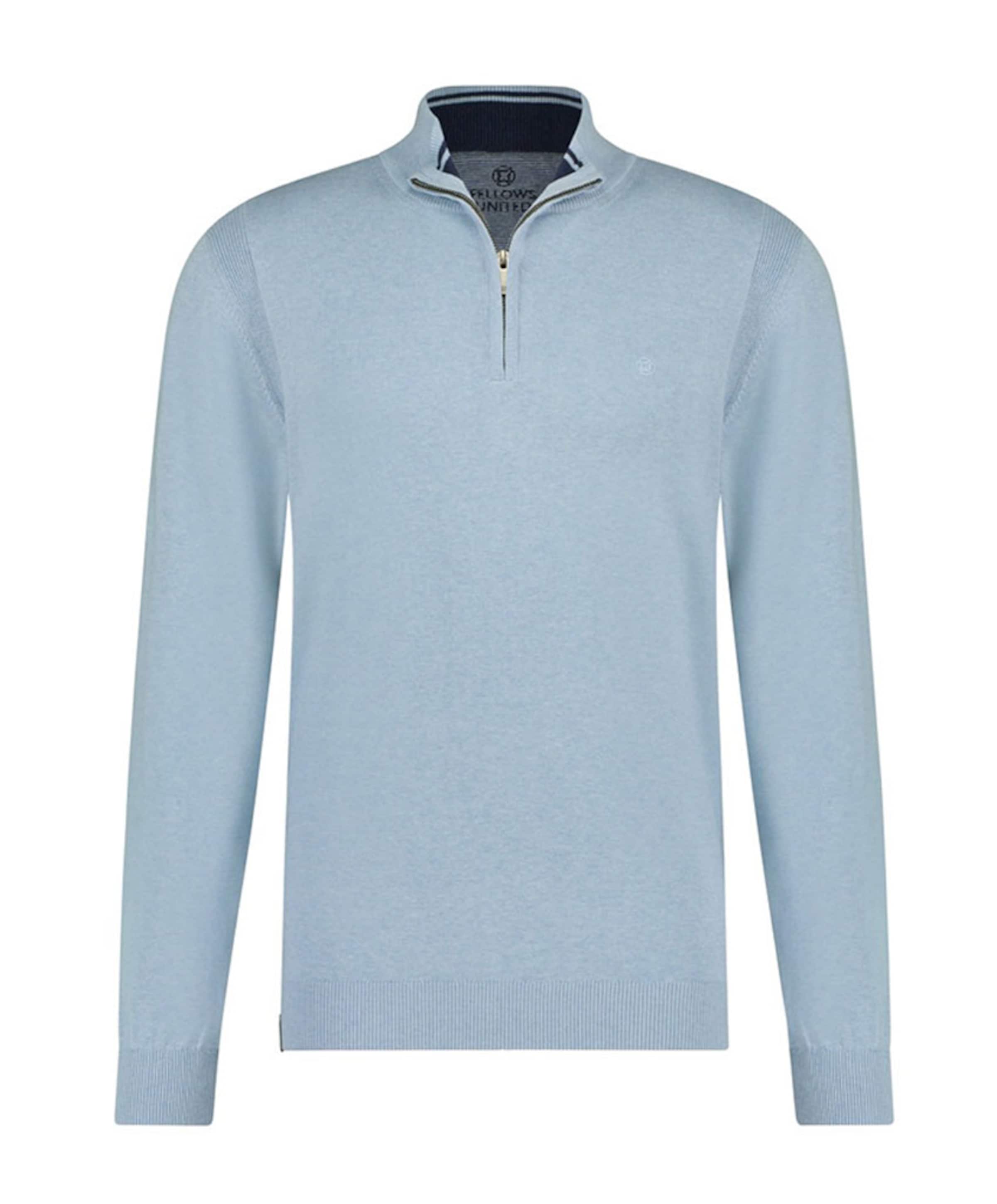 Fellows United Trui met rits blauw