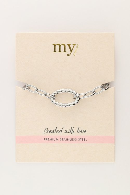 Iconic statement armband ovaal