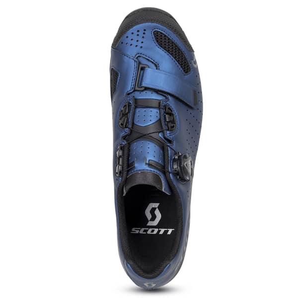 Chaussure VTT automatique SCOTT MTB COMP BOA METALLIC BLUE/BLACK