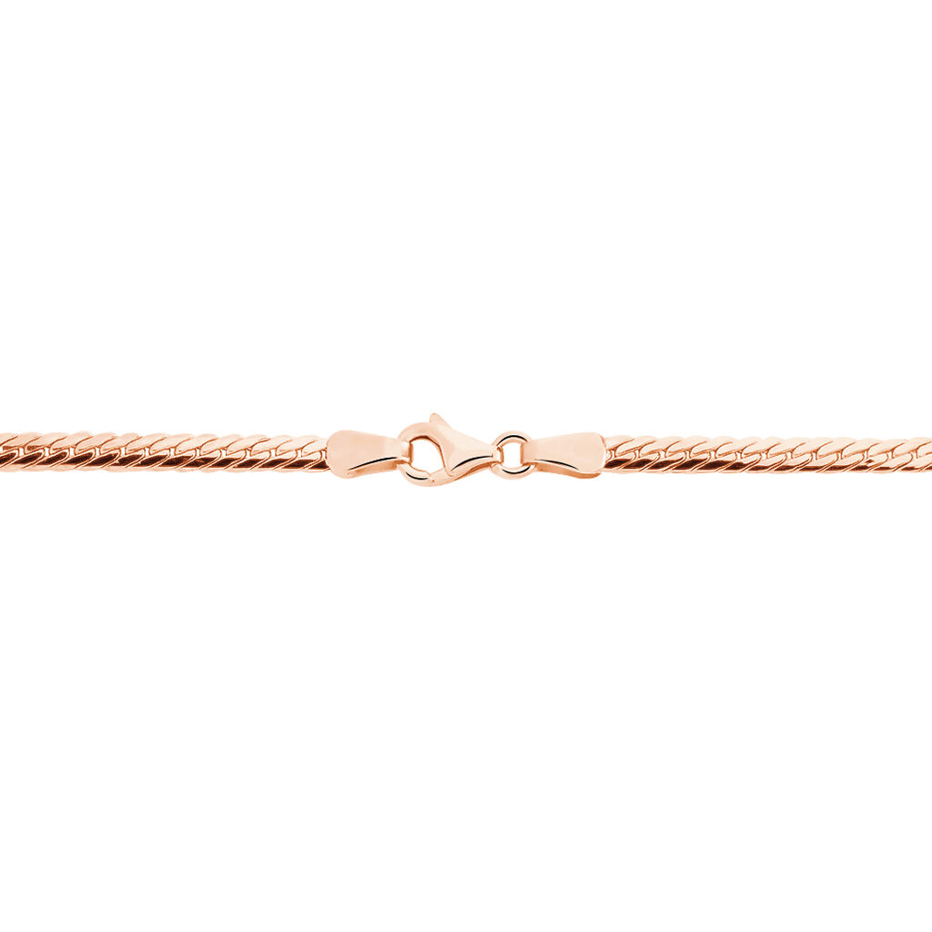Bracelet Izel Maille Anglaise Or Rose