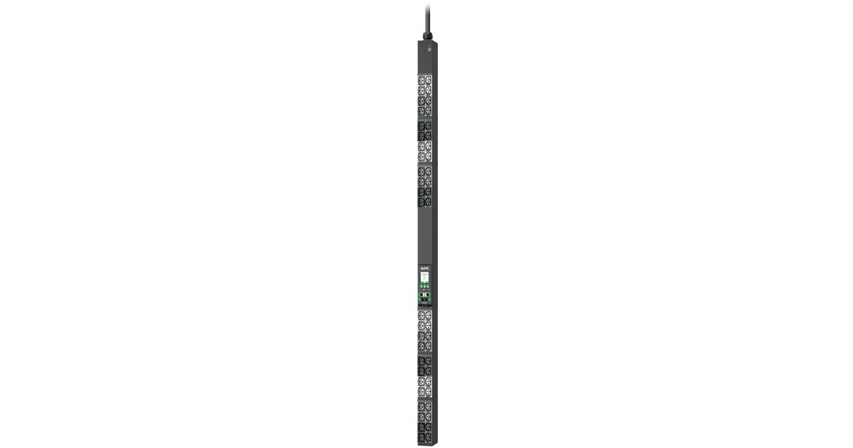 APCAPDU10250SM - Switched & Metered-by-Outlet, 0U,16A, 400V  (Zwart, (24x) C13/15 + (24x) C13/15/19/21, IEC60309 16A 3Fase stekker)