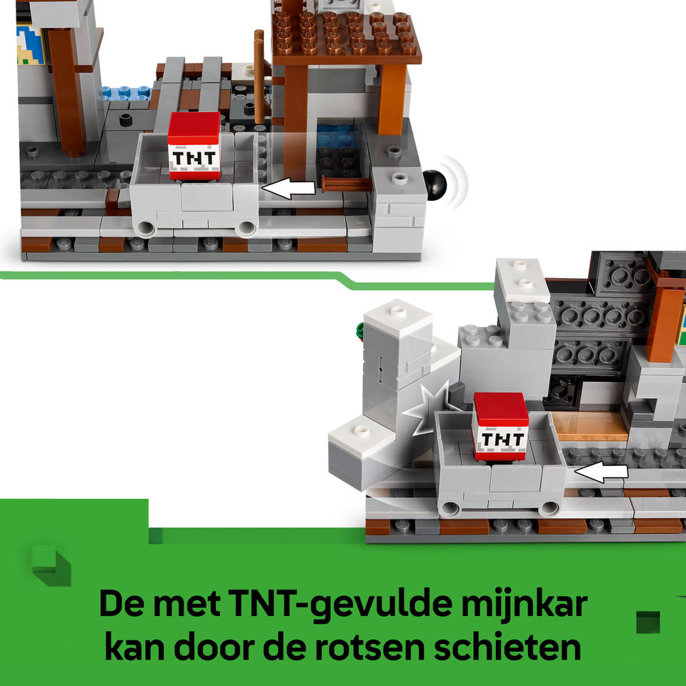 LEGO Minecraft de pikhouweelmijn 21277