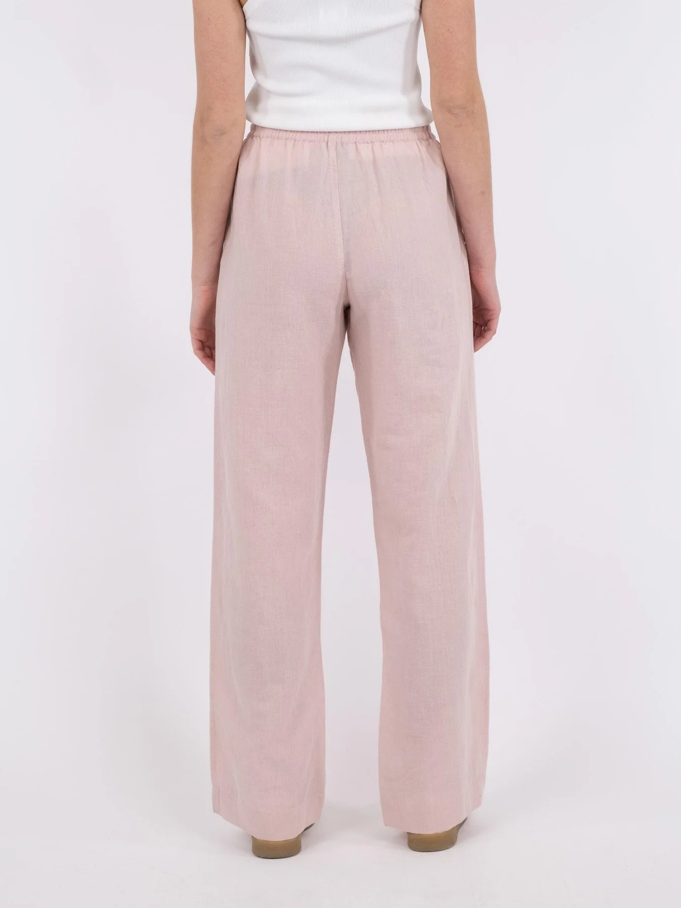 Neo Noir Sonar Linen Pants rose smoke