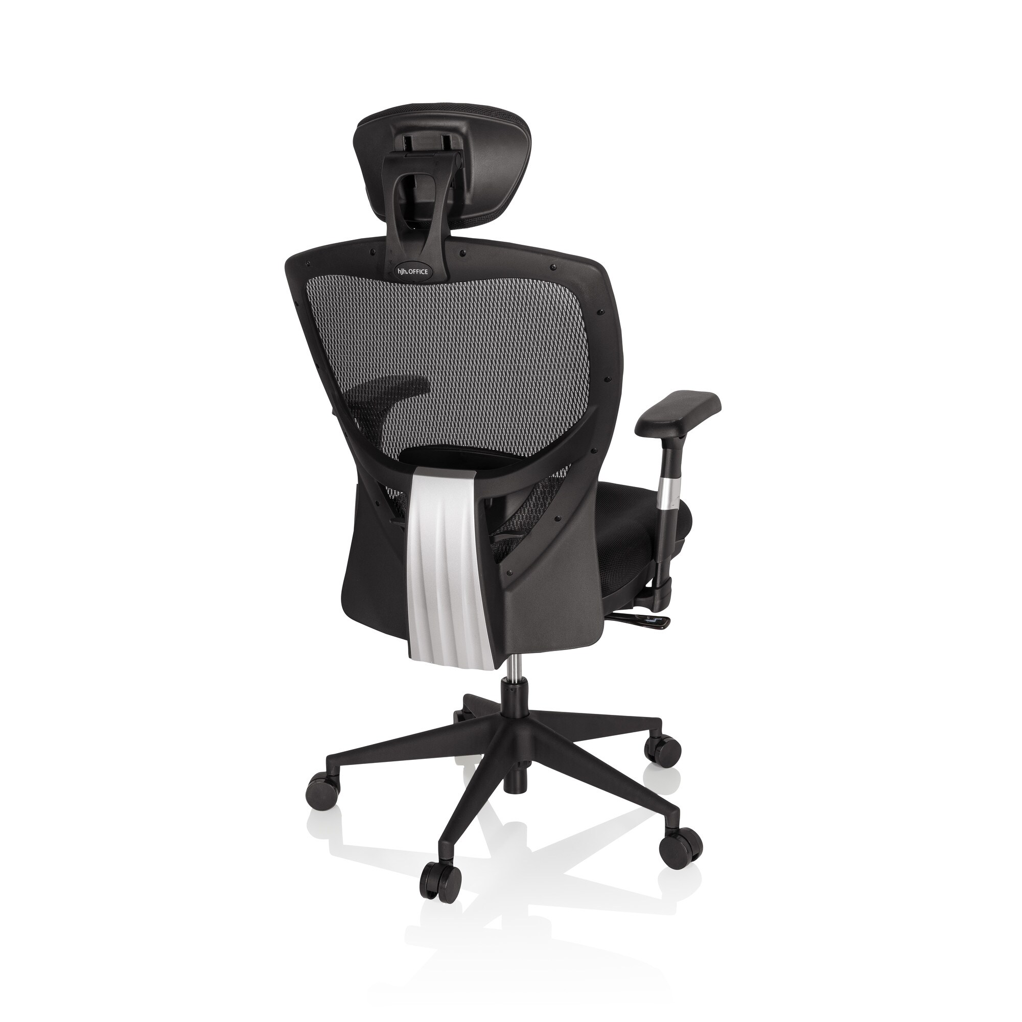 High End Bürostuhl VENUS BASE Stoff/Netzstoff mit Armlehnen hjh OFFICE