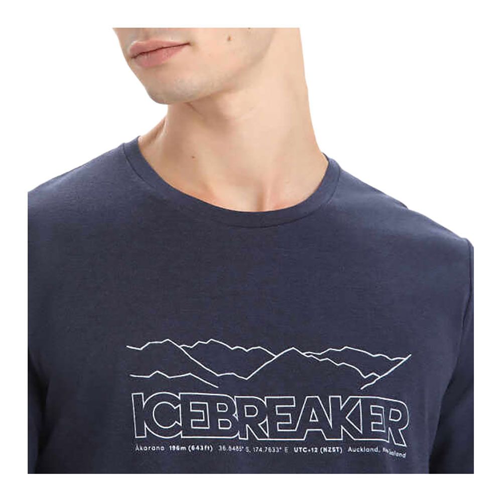 Icebreaker CENTRAL CLSSIC IB - Tee-shirt Homme midnight navy