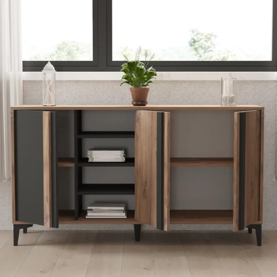 Emob Woody Fashion Console - 160 x 40 x 90 cm - Atlantic Design