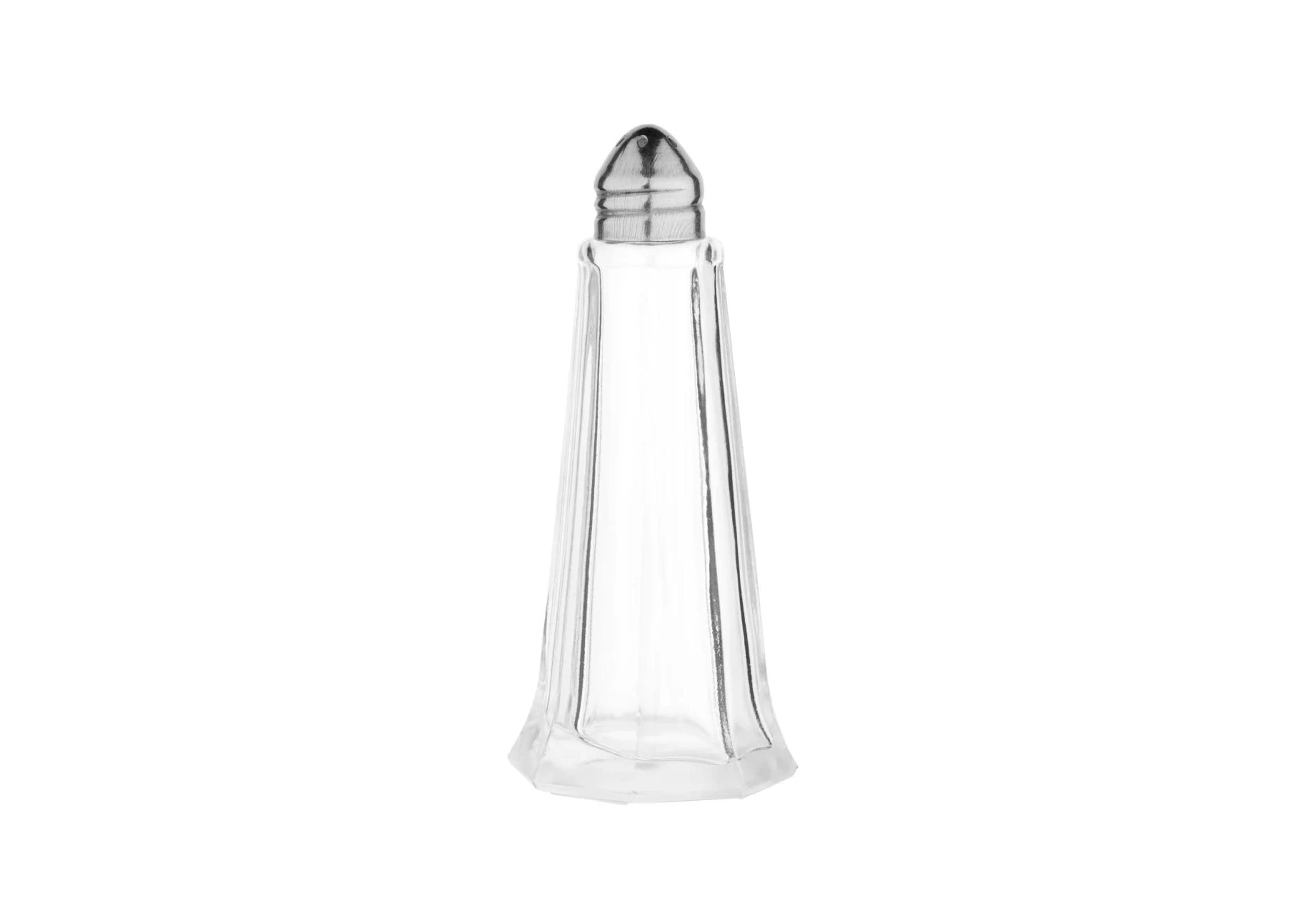 SALIERE OU POIVRIERE VERRE INOX