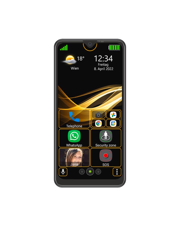 Bea-fon M6splus inkl. TPU Case + Displayschutz