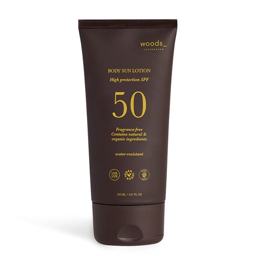 woods_ copenhagen Body Sun Lotion, SPF 50, 150 ml