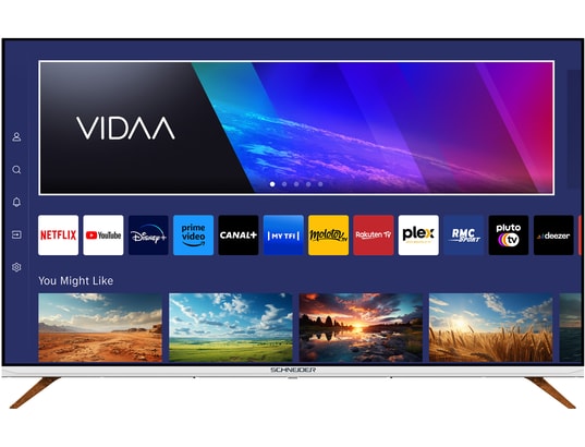 SCHNEIDER - TV QLED 4K 127 cm TV QLED UHD 127 cm Smart VIDAA | SERIE FIORD