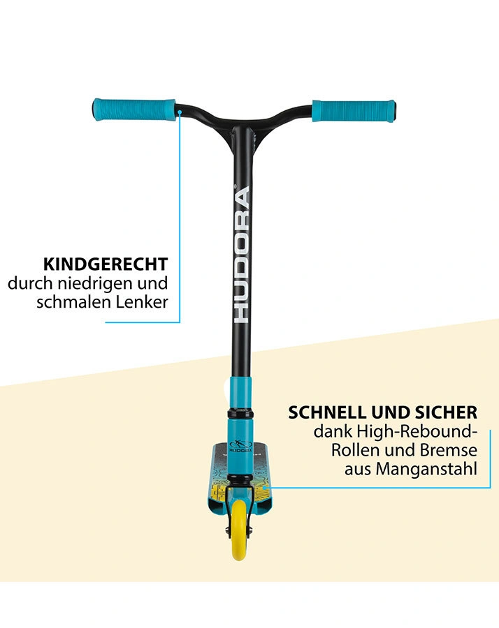 HUDORA STUNT SCOOKids in hellblau