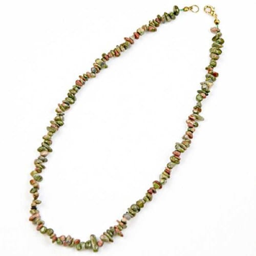 Collier pierre unakite