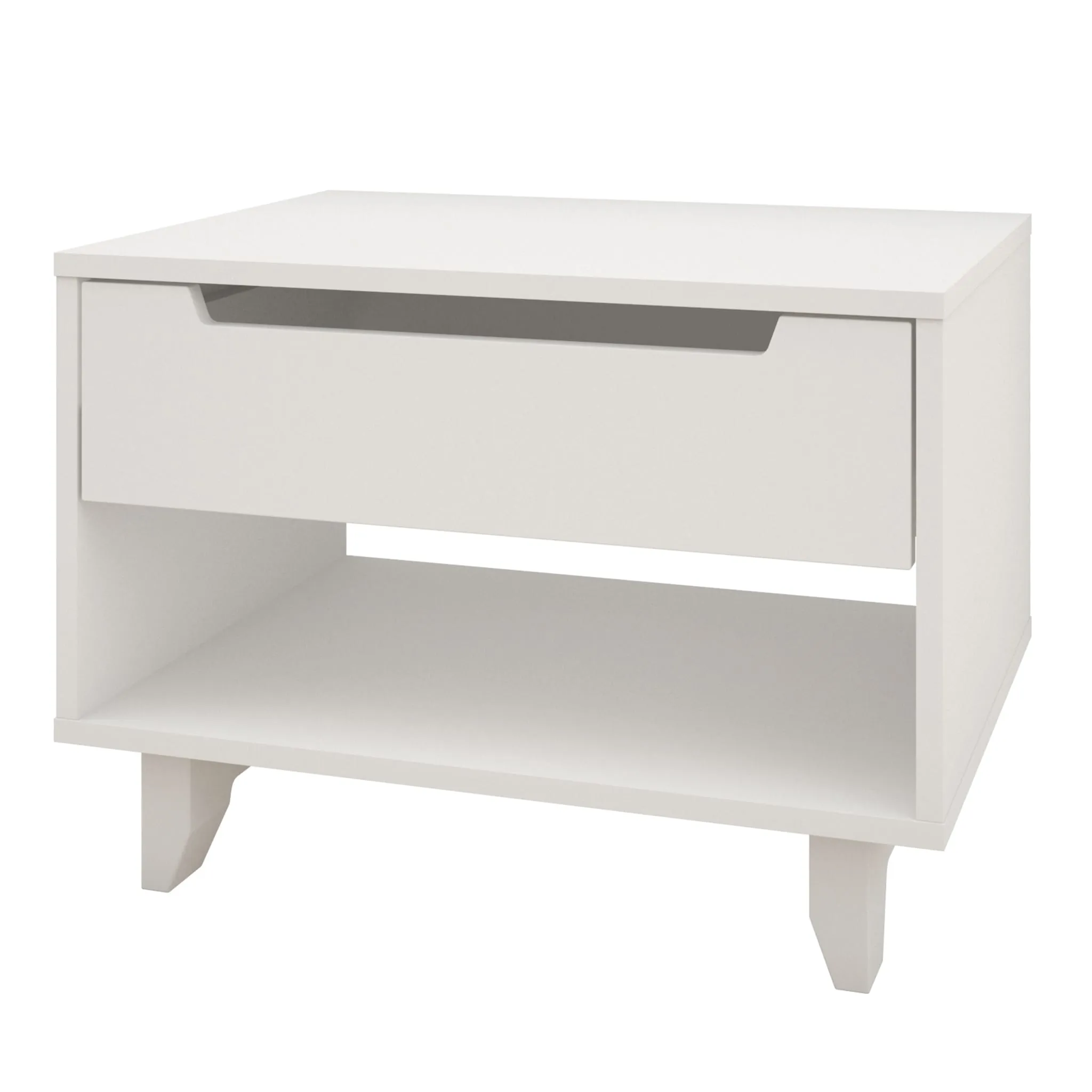 Nexera Table de Nuit Boreal - Blanc