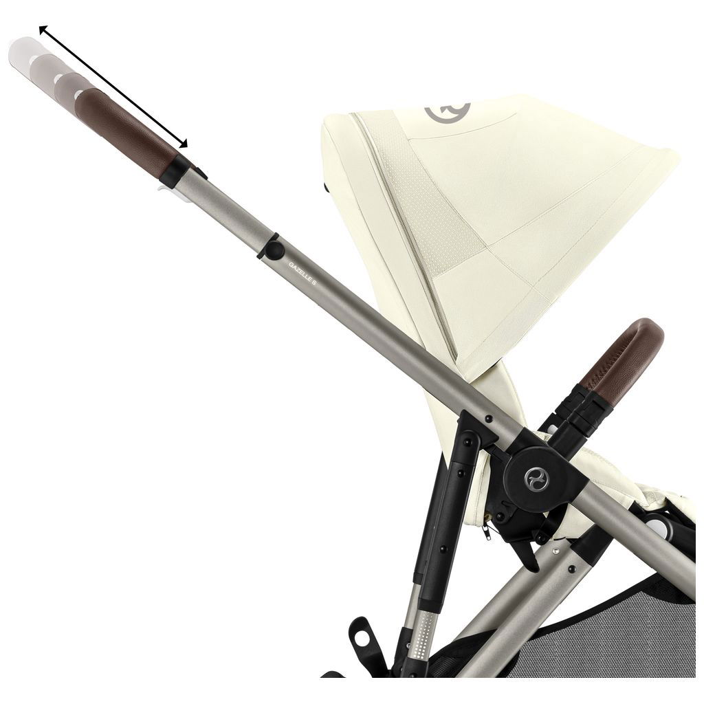 CYBEXCYBEX   Gazelle S Zwillingskinderwagen seashell beige light beige