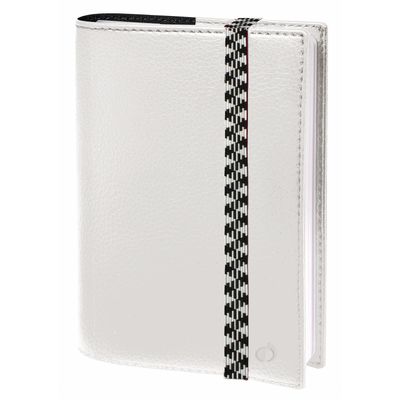Agenda à élastique Time&Life Pocket - 1 semaine sur 2 pages - 10 x 15 cm - blanc - Quo Vadis