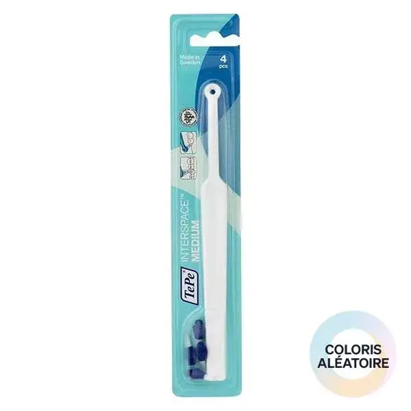 Escova de dentes TePe Interspace tamanho médio + 12 cabeças