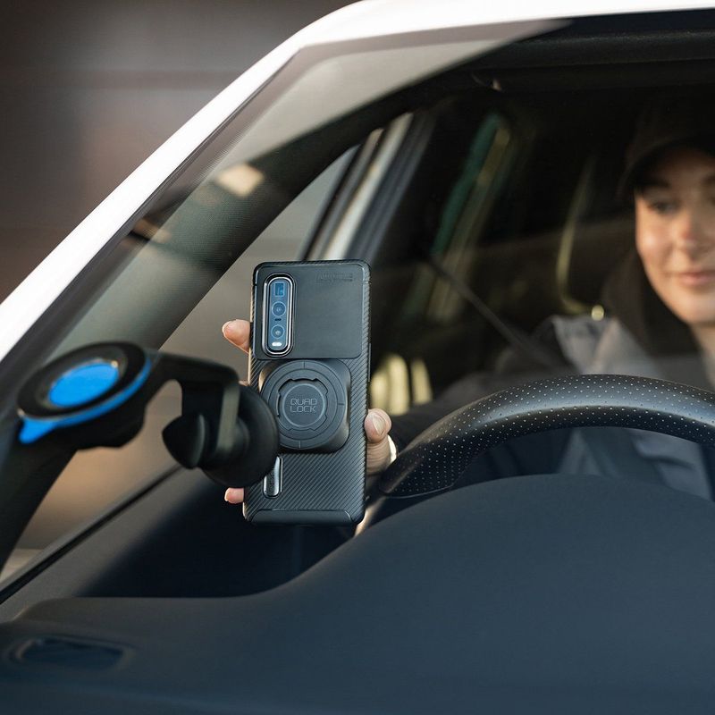 Quad Lock - Auto Zuignap - Windscreen/Dash Mount - Telefoonhouder - Veilige Montage