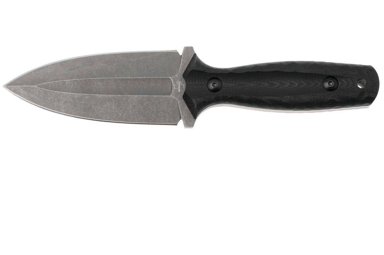 Böker Plus W1 02BO118, Dark Stonewashed VG10, Black G10 dolk, Bokii Nazar design