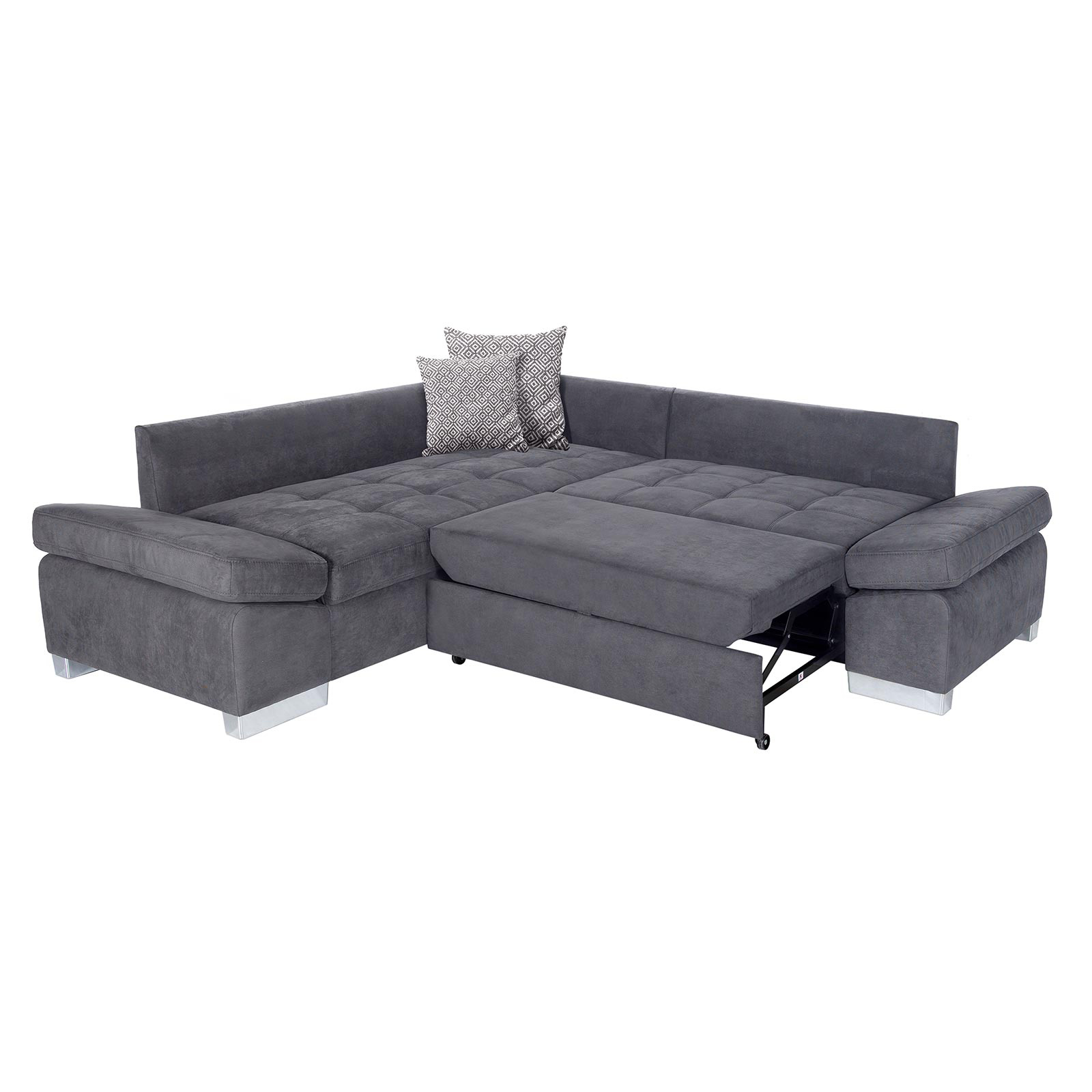Ecksofa - stone - Liegefunktion rechts