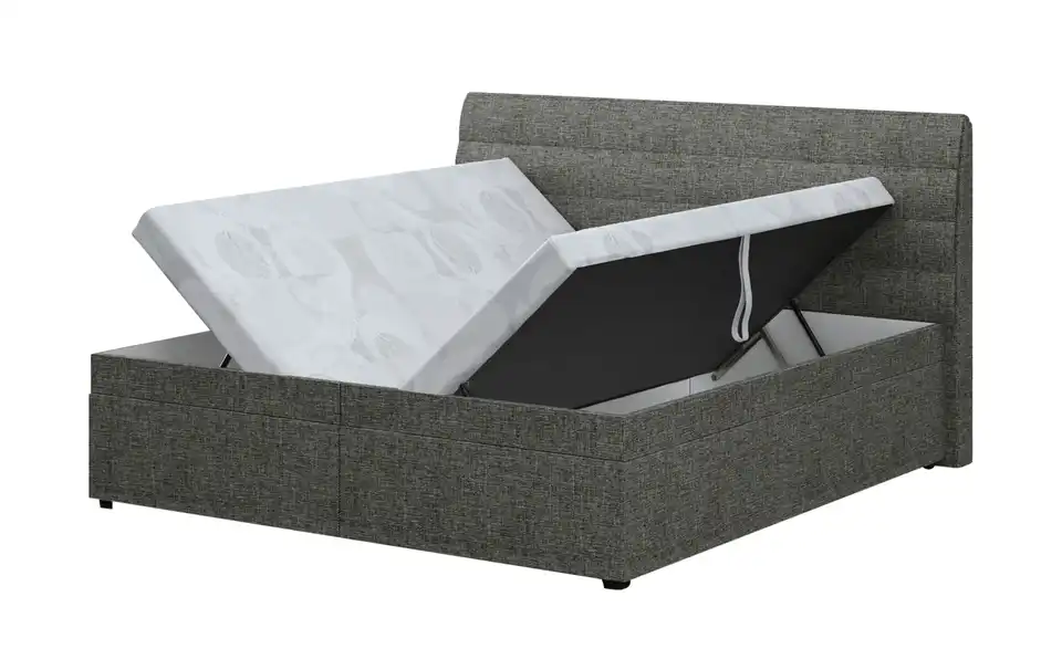 Boxspringbett Olympie 180 cm Grau