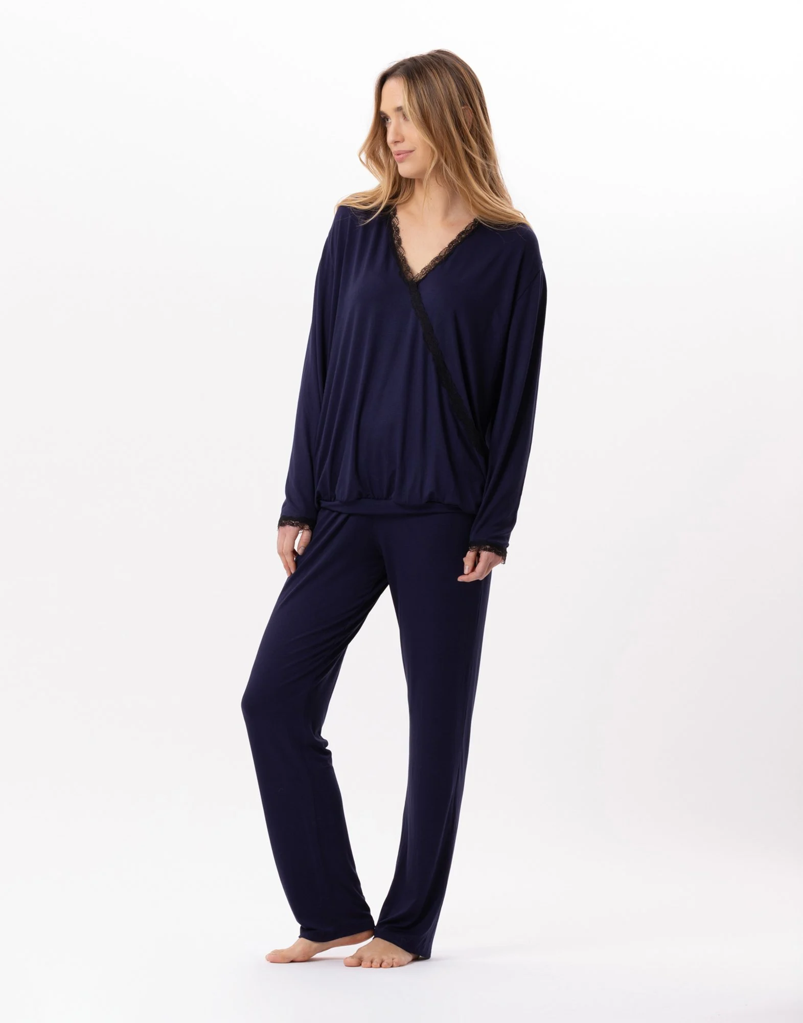 SUBLIME 802 - Pyjama en jersey | Bleu