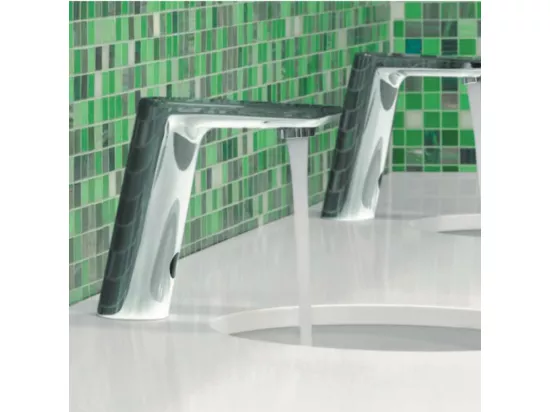 Mitigeur lavabo infrarouge HANSGROHE Metris S chrome + nettoyant Briochin