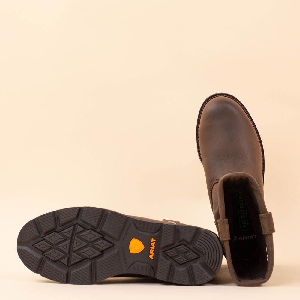 Ariat mens Groundbreaker Pull-on Steel Toe
