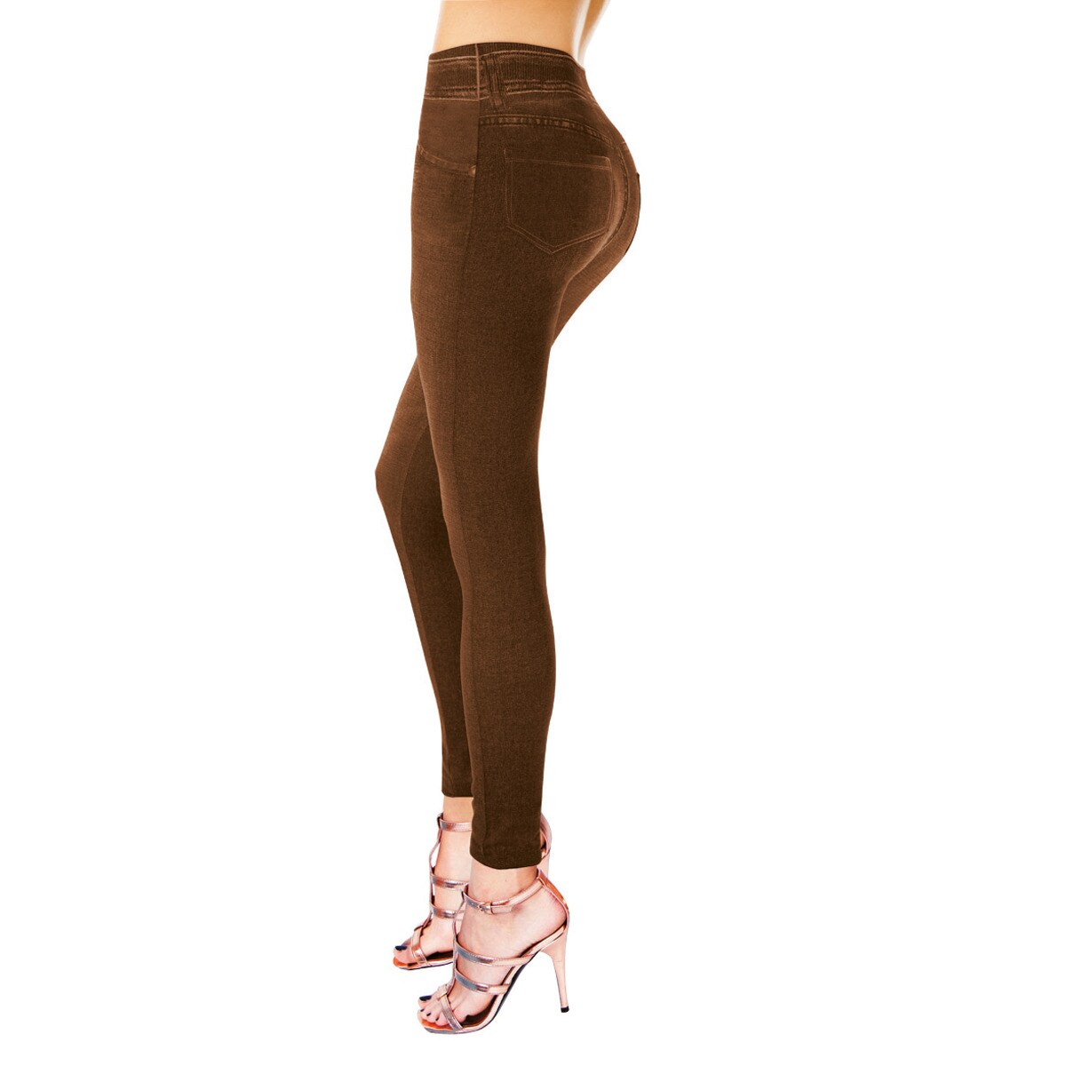 Comfortisse® Jeggings - Leggings 3er Set mit Taschen Summer Shaper Jeggings