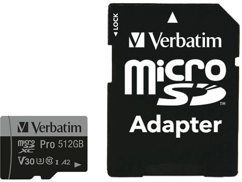 Seagate microSDXC-Karte Pro U3 512 GB 512 GB microSDXC Speicherkarte mit UHS-I, Klasse 10 und A2 App-Performance