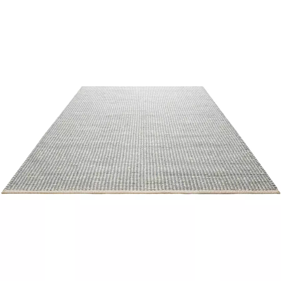 Green Looop Handweb-Teppich Toulouse mintgrün beige