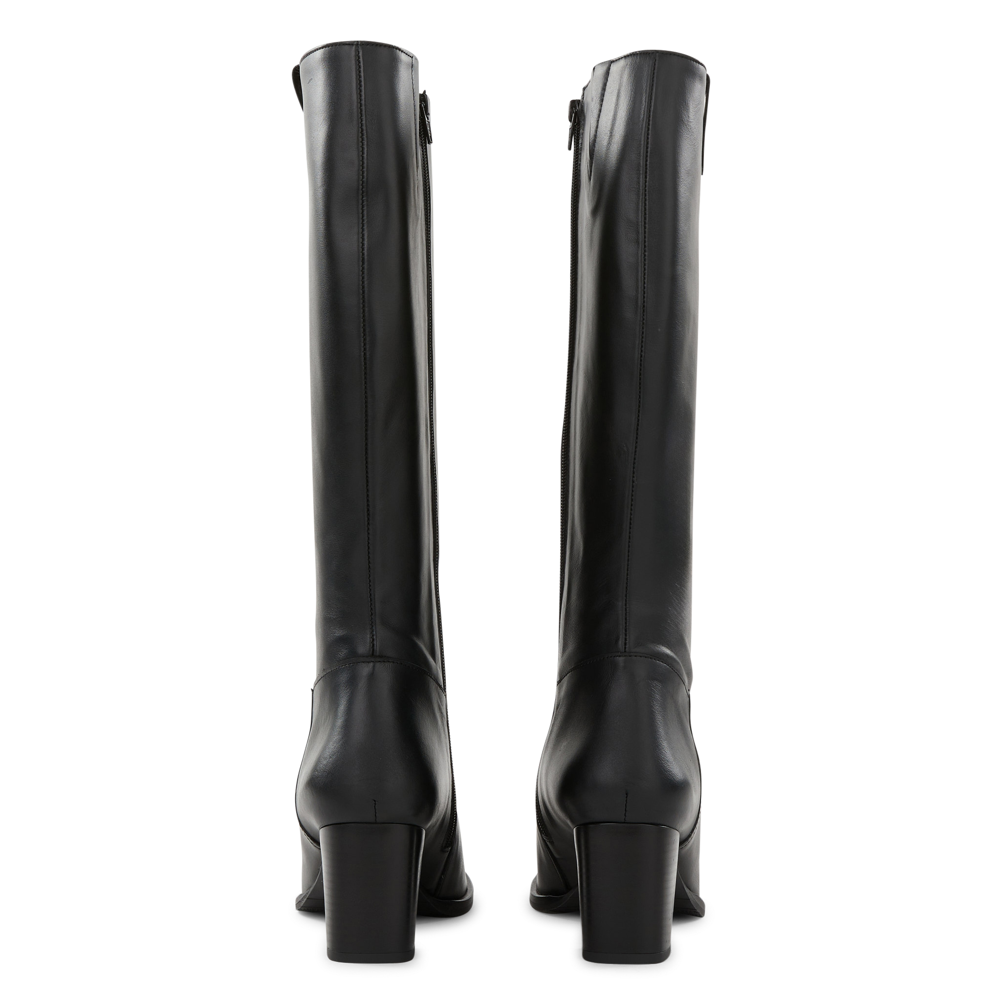 JIMMIE - Bottes à talons en cuir | Noir