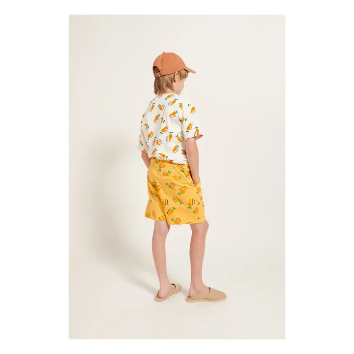 Weekend House T-Shirt Carotte Coton Bio | Blanc