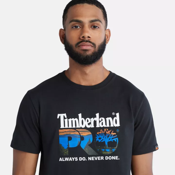 T-shirt à logo Timberland PRO Core pour homme en noir