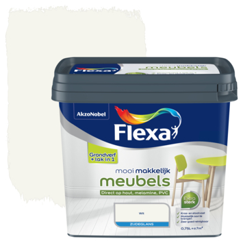 Flexa Mooi Makkelijk meubels lak zijdeglans wit 750 ml