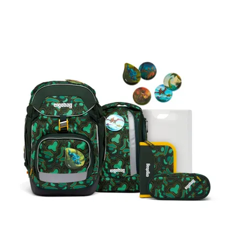 ergobag PACK Schulrucksack-Set TriBäratops, 6-teilig