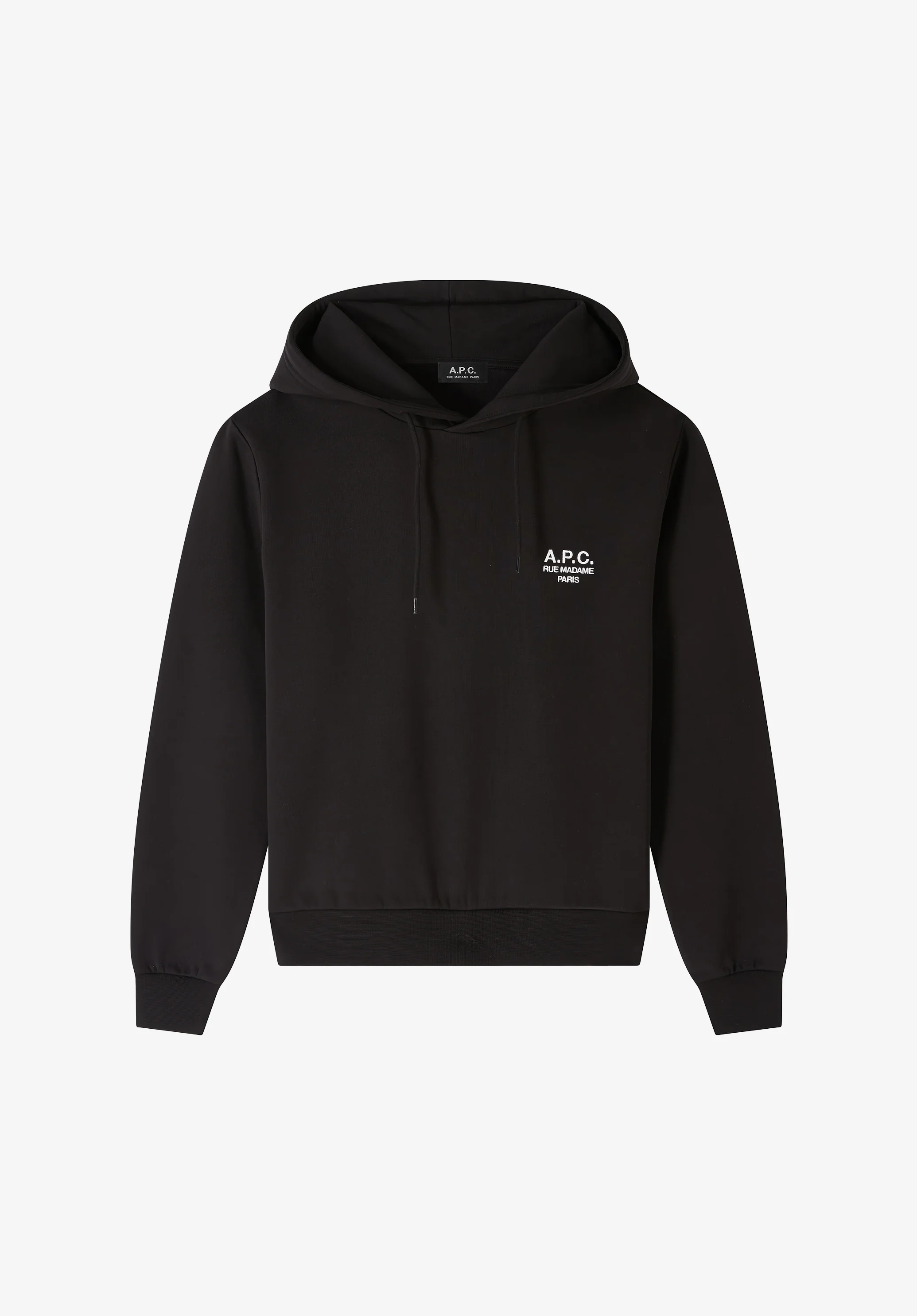 hoodie standard rue madame GOTS - Noir/blanc